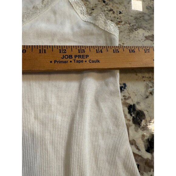 VTG OLD NAVY Lace Trim Cami Tank Top ASO Elena Gilbert ALT Lg Grunge Y2K Fairy - Picture 6 of 8